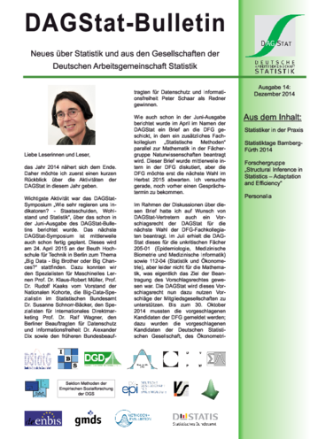 DAGStat-Bulletin - 14 - Dezember 2014