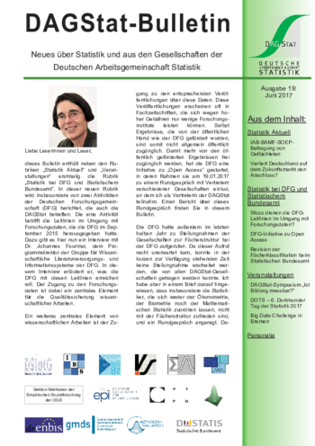 DAGStat-Bulletin - 19 - Juni 2017