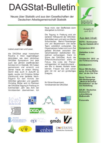 DAGStat-Bulletin - 9 - Juni 2012