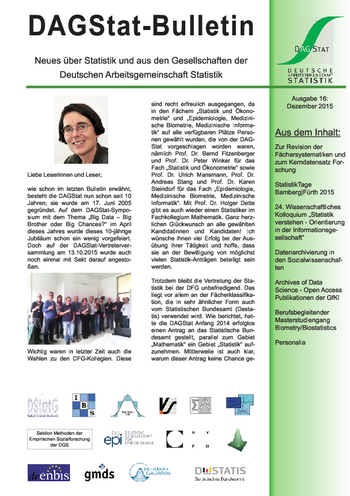 DAGStat-Bulletin - 16 - Dezember 2015