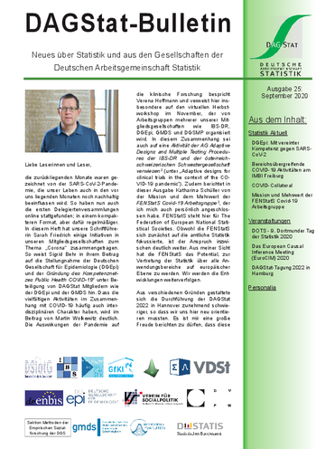 DAGStat-Bulletin - 25 - September 2020