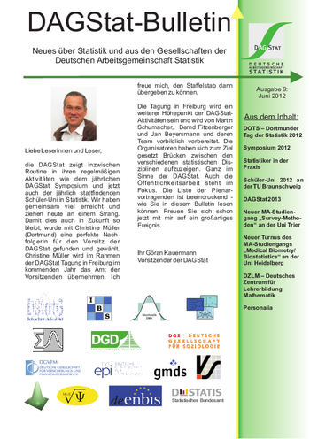 DAGStat-Bulletin - 9 - Juni 2012