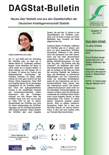 DAGStat-Bulletin - 15 - Juni 2015